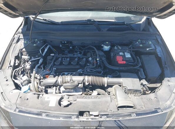 1HGCV1F4XNA082319 2022 HONDA ACCORD Black უკანა ხედი