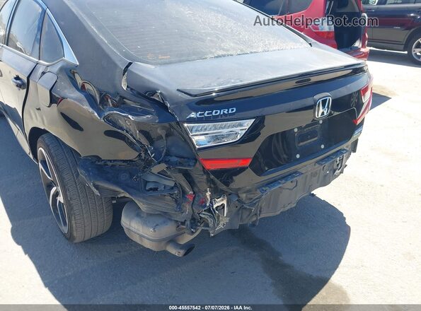 1HGCV1F4XNA082319 2022 HONDA ACCORD Black წინა ხედი