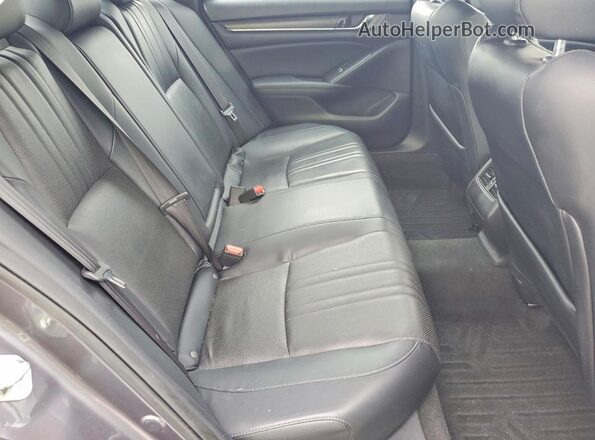 1HGCV1F50JA239164 2018 HONDA ACCORD Gray Вид задніх сидінь