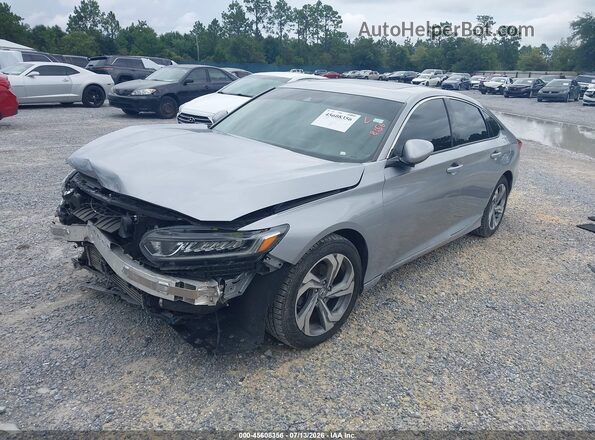 1HGCV1F50KA024191 2019 HONDA ACCORD Silver Przód lewy