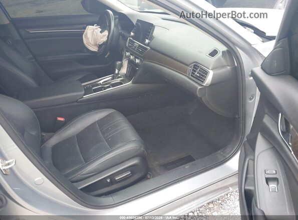 1HGCV1F50KA024191 2019 HONDA ACCORD Silver Widok wnętrza z przodu