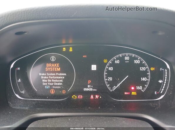 1HGCV1F50KA024191 2019 HONDA ACCORD Silver Widok tylnych siedzeń