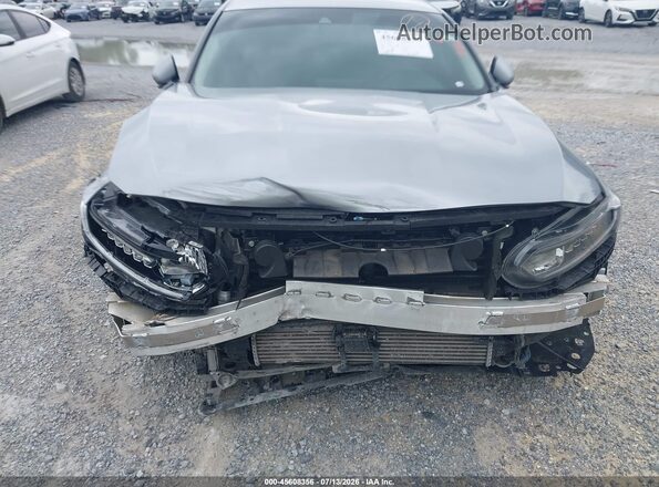 1HGCV1F50KA024191 2019 HONDA ACCORD Silver Widok z przodu