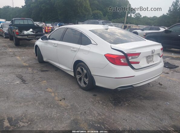 1HGCV1F50KA088909 2019 HONDA ACCORD White Trasero izquierdo