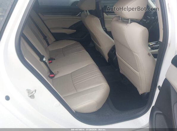 1HGCV1F50KA088909 2019 HONDA ACCORD White Vista de la etiqueta del VIN