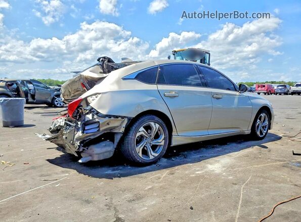 1HGCV1F50KA152933 2019 HONDA ACCORD Gold უკანა მარჯვენა