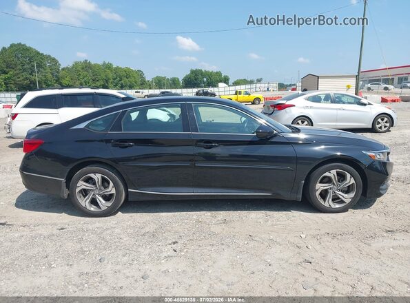 1HGCV1F50LA071609 2020 HONDA ACCORD Black Widok wnętrza z tyłu