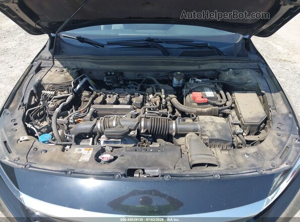 1HGCV1F50LA071609 2020 HONDA ACCORD Black Widok z tyłu