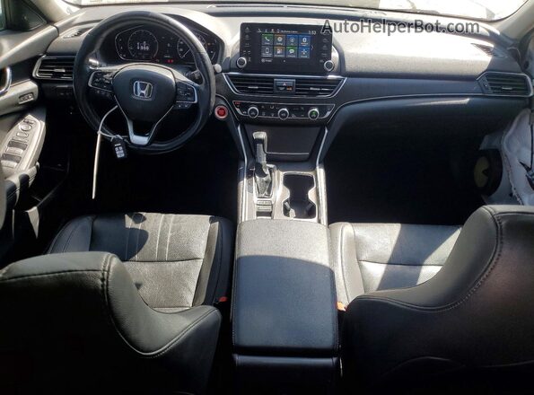 1HGCV1F50MA076309 2021 HONDA ACCORD White Vista del salpicadero