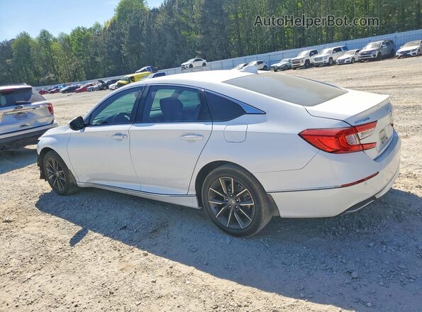 1HGCV1F50MA076309 2021 HONDA ACCORD White Trasero izquierdo