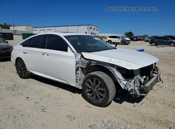 1HGCV1F50MA076309 2021 HONDA ACCORD White Delantero derecho