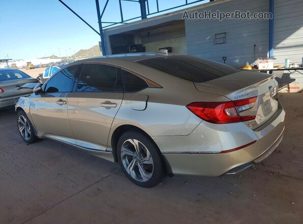 1HGCV1F51JA039894 2018 HONDA ACCORD Бежевый Задняя левая четверть