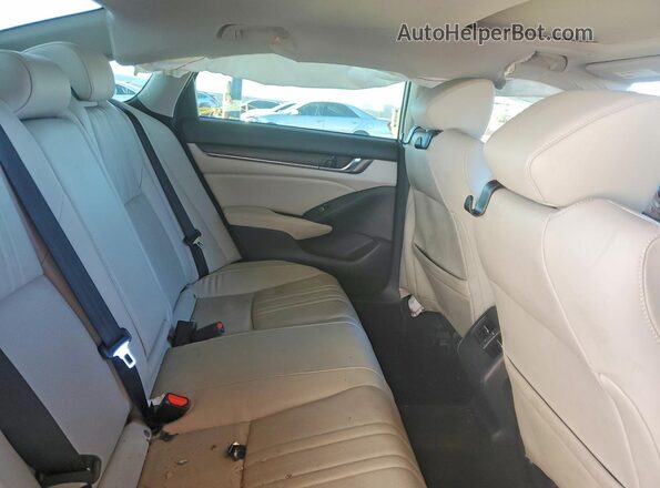 1HGCV1F51JA039894 2018 HONDA ACCORD Бежевый Вид задних сидений