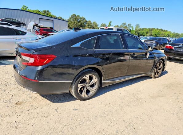 1HGCV1F51JA116800 2018 HONDA ACCORD Black Հետևի աջ