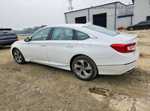 1HGCV1F51JA182067 2018 HONDA ACCORD White Задня ліва чверть