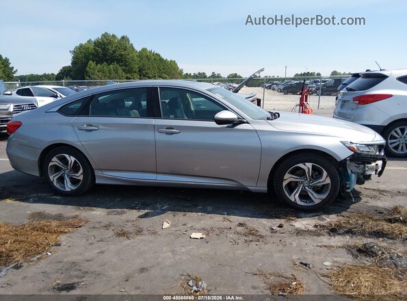 1HGCV1F51KA163407 2019 HONDA ACCORD Silver Vista interior trasera