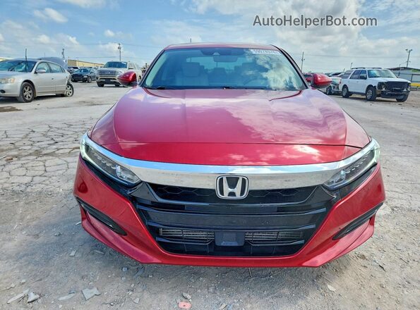 1HGCV1F51LA127461 2020 HONDA ACCORD Red Front view