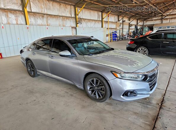 1HGCV1F51MA018984 2021 HONDA ACCORD Gray წინა მარჯვენა