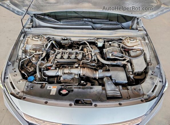 1HGCV1F51MA018984 2021 HONDA ACCORD Gray უკანა სალონის ხედი