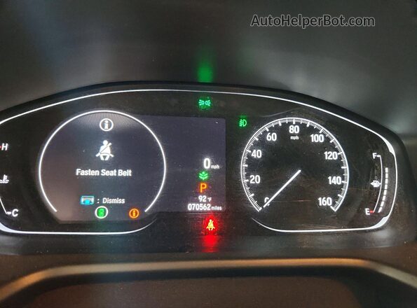 1HGCV1F51MA018984 2021 HONDA ACCORD Gray ხელსაწყოთა პანელის ხედი
