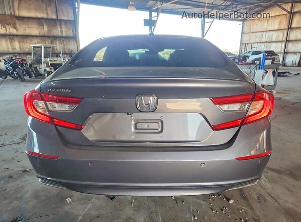 1HGCV1F51MA082801 2021 HONDA ACCORD Gray Հետևի տեսք