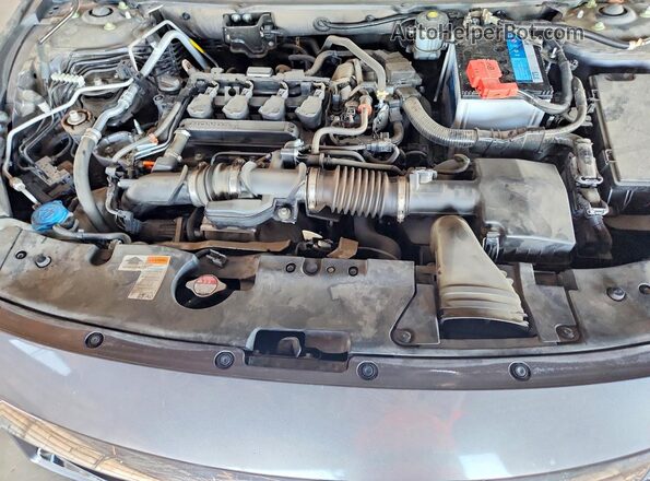1HGCV1F51MA082801 2021 HONDA ACCORD Gray Սալոնի հետևի տեսք