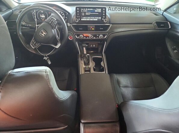 1HGCV1F51MA082801 2021 HONDA ACCORD Gray Առջևի վահանակի տեսք