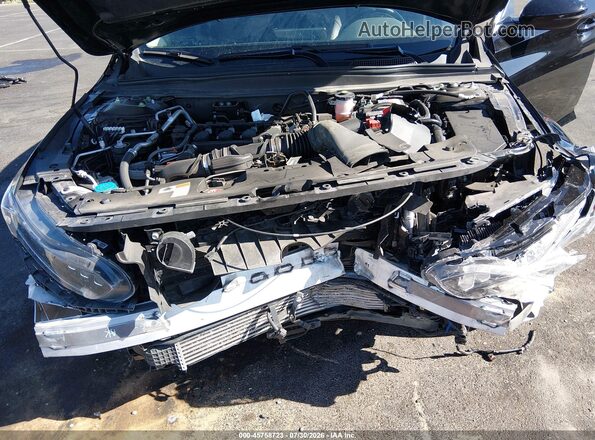 1HGCV1F51MA118437 2021 HONDA ACCORD Black უკანა ხედი