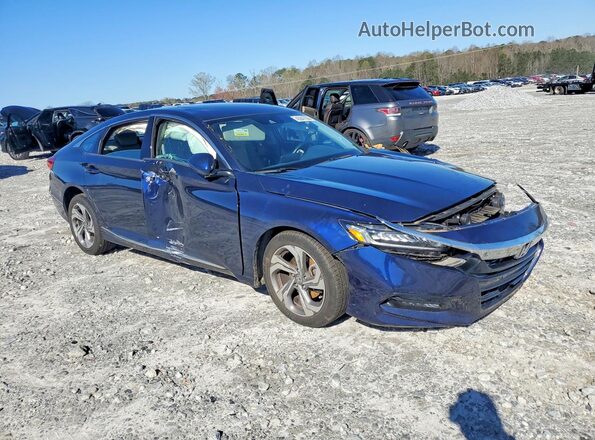 1HGCV1F52JA134626 2018 HONDA ACCORD Blue წინა მარჯვენა