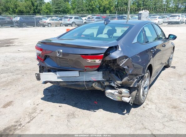 1HGCV1F52JA180621 2018 HONDA ACCORD Серый Вид спереди