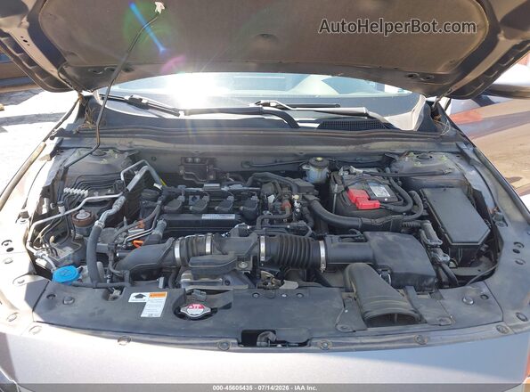 1HGCV1F52JA180621 2018 HONDA ACCORD Серый Вид сзади