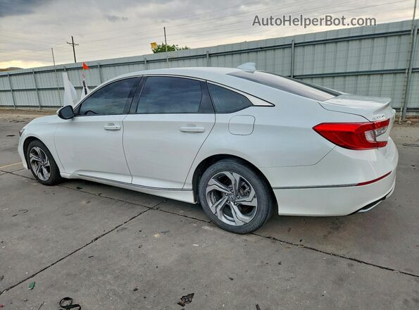 1HGCV1F52KA092086 2019 HONDA ACCORD Белый Задняя левая четверть