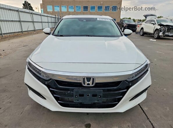 1HGCV1F52KA092086 2019 HONDA ACCORD Белый Вид спереди