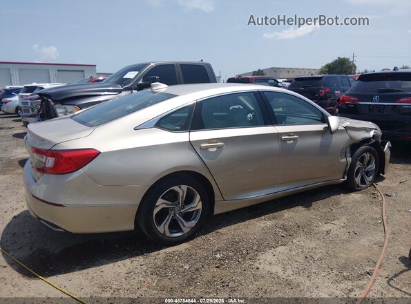 1HGCV1F52LA007605 2020 HONDA ACCORD Gold Rear interior view
