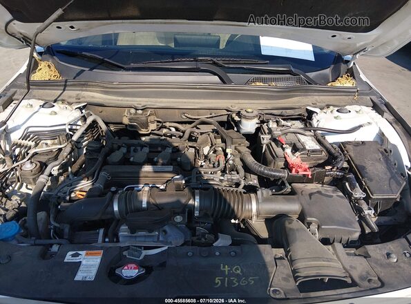 1HGCV1F52LA131017 2020 HONDA ACCORD White Widok z tyłu