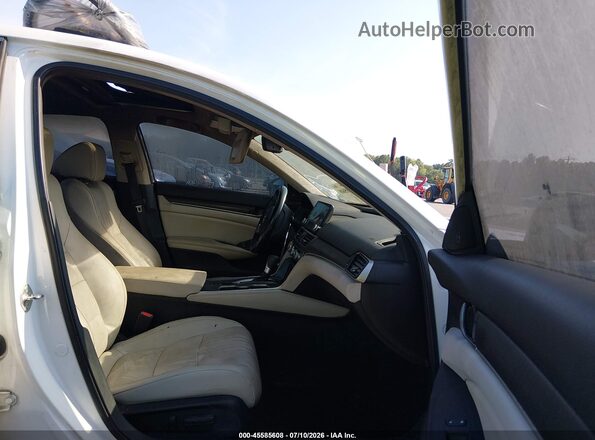1HGCV1F52LA131017 2020 HONDA ACCORD White Widok wnętrza z przodu