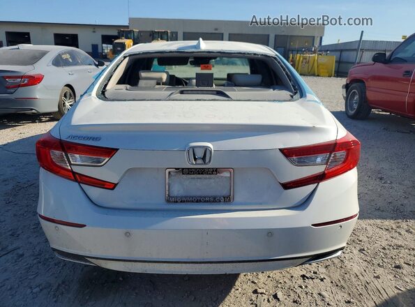 1HGCV1F52MA059768 2021 HONDA ACCORD White Հետևի տեսք
