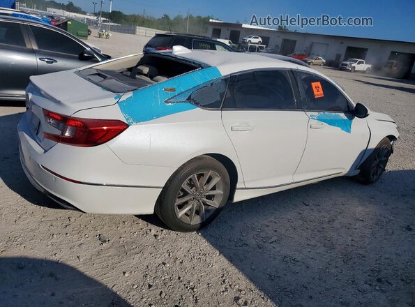 1HGCV1F52MA059768 2021 HONDA ACCORD White Հետևի աջ