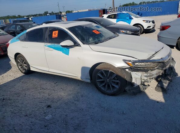 1HGCV1F52MA059768 2021 HONDA ACCORD White Առջևի աջ