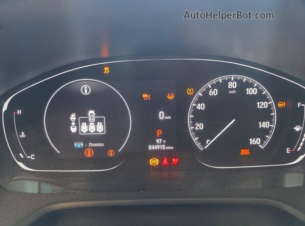 1HGCV1F52MA059768 2021 HONDA ACCORD White Սարքավորումների վահանակի տեսք