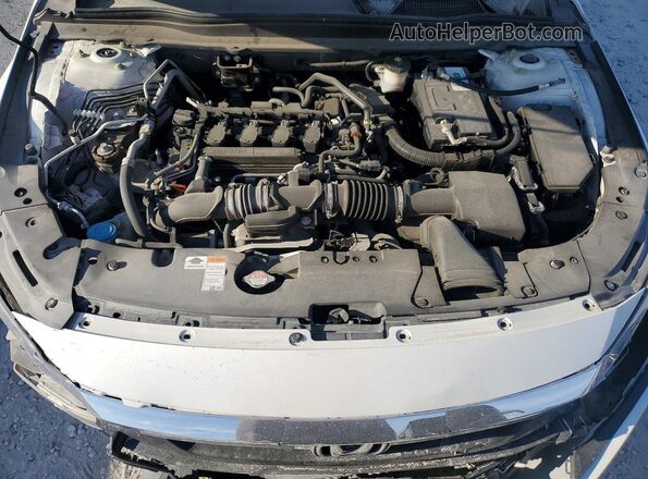 1HGCV1F52MA059768 2021 HONDA ACCORD White Սալոնի հետևի տեսք