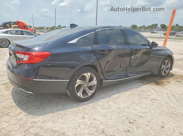 1HGCV1F53JA050931 2018 HONDA ACCORD Black Trasero derecho