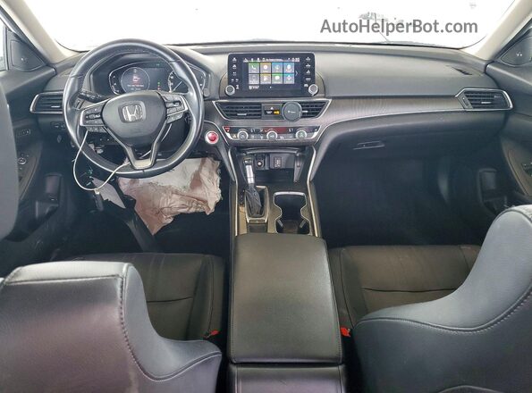 1HGCV1F53JA075408 2018 HONDA ACCORD White Вид панелі приладів