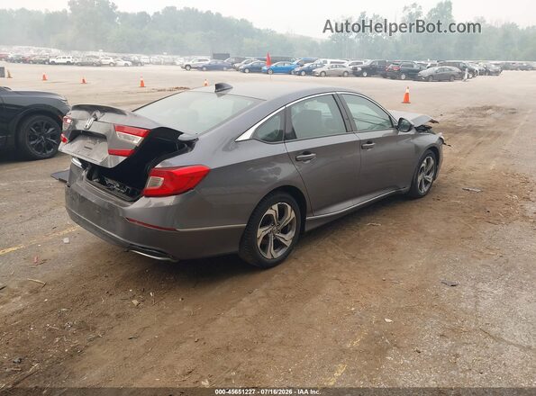 1HGCV1F53JA224044 2018 HONDA ACCORD Серый Задняя правая четверть