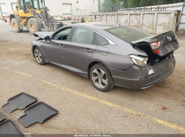 1HGCV1F53JA224044 2018 HONDA ACCORD Серый Задняя левая четверть