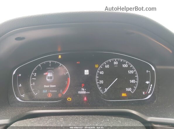 1HGCV1F53JA224044 2018 HONDA ACCORD Серый Вид задних сидений