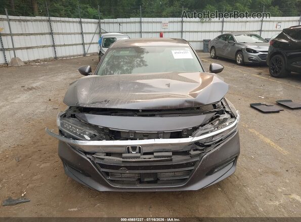 1HGCV1F53JA224044 2018 HONDA ACCORD Серый Вид щитка приборов