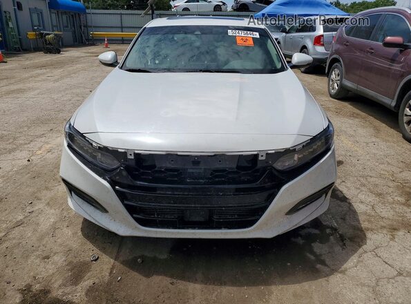 1HGCV1F53KA023844 2019 HONDA ACCORD White Vista frontal