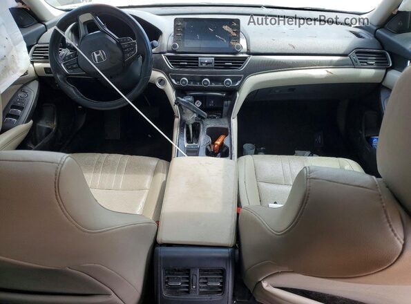 1HGCV1F53KA023844 2019 HONDA ACCORD White Vista del salpicadero