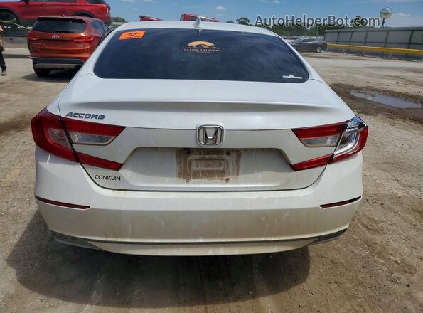 1HGCV1F53KA023844 2019 HONDA ACCORD White Vista trasera